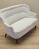 sofy i szezlongi Sofa biały melanż, włoski design, lata 60, produkcja: Włochy 6