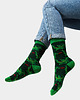 skarpetki męskie Skarpetki krakowskie smoki zielone skarpetki we wzory Kabak 4