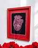 obrazy Obraz haftowany 3D serce anatomiczne. 3