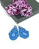 kolczyki soutache Kobaltowe kolczyki sutasz - kolekcja Thalia 3