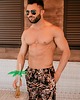 spodnie męskie Shorty Kąpielowe Męskie DR.CROW Gold Palms 1