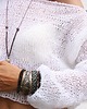 swetry damskie  Sweter handmade boho angora star 6