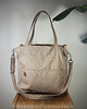 torby na ramię Lazy bag Pocket torba ciemnobeżowa bawełniana eco 1