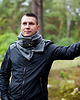 tuby i kominy Szal, Komin UNISEX - Ciemnoszary dresowy 2