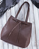 torby na ramię TORBA SHOPPER SKÓRZANA DAMSKA NA RAMIĘ BRĄZOWA PAOLO PERUZZI IN-64-BR 4
