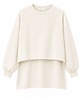 tuniki damskie Bluza ecru oversize YY700400 2