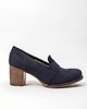 botki damskie SKÓRZANE PÓŁBUTY ZAPATO 250 GRANAT NUBUK 3