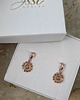 kolczyki pozłacane Kolczyki  AMULETY-srebro, złoto 24K, różowe złoto 18K 6