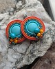 kolczyki soutache Idzie jesień 1