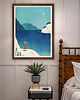 plakaty Morze Śródziemne - plakat 50x70 cm - wybrzeże Calanques 3