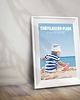 obrazy i plakaty do pokoju dziecięcego Chłopiec na plaży 1
