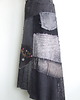 spódnice maxi Długa czarna spódnica jeansowa grunge r44 5