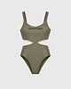 stroje kąpielowe i kostiumy kąpielowe damskie Tamri Swim & Surf Suit Golden Olive Kostium jednoczęściowy 3