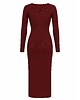 sukienki maxi damskie Sukienka  BURGUND  YY300043 2