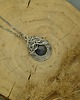 wisiory Wisiorek niebieski labradoryt wire wrapping 4