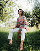 bluzki kimonowe damskie Kimono Flower Turkus SHORT 6