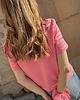 t-shirt damskie Fantasy / fluo - bawełniany t-shirt z kolorowym ściągaczem 3