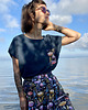 t-shirt damskie T-shirt Kimonowy Haru z kieszenią 2