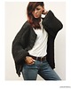 kardigany damskie Grafitowy kardigan oversized  merino bulky 3