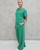 komplety damskie Chiara oversizowy komplet bezrękawnik i spodnie wide leg Sprin Green 3