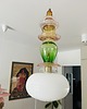 lampy wiszące Lampa wisząca szklana artdeco prl vintage retro sztuka Botanica 4