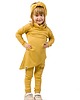 legginsy i getry dla dziewczynki Legginsy dla dziewczynek HELEN kolor musztarda 2