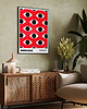 plakaty Plakat Bauhaus Red Eye Pattern 3