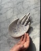 pojemniki na biżuterię Ceramiczna Łapka Handmade Talerzyk na Biżuterię Niebieskie Ciapki 2