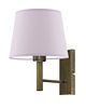 lampy do pokoju dziecka Kinkiet dziecięcy w kolorze różowym IZMIR KIDS z tkaninowym abażurem 5