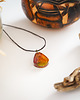 wisiory Kolorowy dwustronny wisiorek artystyczny łezka abstrakcyjny handmade 2,5 cm 5