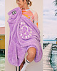 bluza z kapturem damska Poncho Biggy Smile Lilac 1
