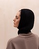 czapki damskie Kominiarka Merino&cashmere czarna 1