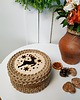 dekoracje świąteczne Kosz prezentowy świąteczny z motywem renifera " Reindeer Gift Basket" 2