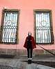opaski do włosów Elegancka różowa opaska  twist z wełny merynosa 6