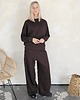 komplety damskie Kai komfortowy komplet z lamówką chocolate 3