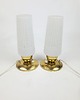lampy stołowe Para lampek stołowych vintage z lat 60 5