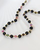 korale Naszyjnik z kamieni naturalnych: turmalin arbuzowy, onyks 2