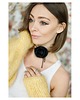 chokery Jedwabny czarny choker 1
