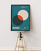 plakaty Minimalistyczny plakat - Bauhaus #21 - Do salonu, sypialni, biura 1
