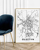 plakaty Plakat Mapa Olsztyn 1