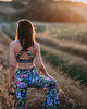 legginsy Legginsy dzwony Yogi Bells - Spring Garden 1
