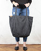 torby na ramię Lazy bag torba czarna na zamek / vegan / eco 7