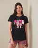 t-shirt damskie Mama wstążka różowa koszulka z nadrukiem 2