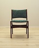 krzesła Komplet krzeseł mahoniowych, duński design, lata 70,  Henning Kj 1