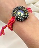 bransoletki na sznurku Bransoletka sznurkowa shamballa Swarovski kwiat 2