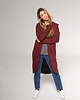 bluza z kapturem damska Płaszczobluza No.2 Ciemny Burgund - Rozmiar: 4