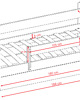 meble do pokoju dziecka Łóżko dziecięce mix pudrowy róż Jessica 180x80 cm 2