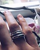 pierścionki srebrne Big Liquid Ring (silver) 5
