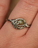 pierścionki - różne Pierścionek regulowany labradoryt wire wrapping 3