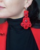 kolczyki soutache Red Lady- kolczyki soutache 3